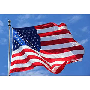 Bandera Americana Bordada Grande de 5x8 Pies, Resistente para Exteriores, Hecha de Nailon, Fabricada en EE. UU. - Product Image 6