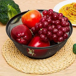 <b>Mesh</b> Fruit <b>Basket</b> with Lid Fruit Cover Protective Countertop Produce Cover - Product Image 4