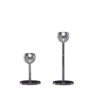 Elegant Black Metal Taper Candle <b>Holders</b> With <b>Gold</b> Leaf Accents Set Of 2 Decorative Iron <b>Candlestick</b> Stands For Home Table Decor - Product Image 6
