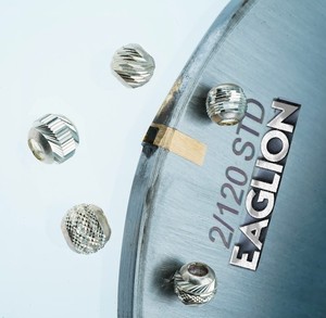 Disco de herramienta de diamante de hoja de Metal Premium, acabado plateado y dorado para joyería, diseño de cadena de bolas, corte, equipo de herramientas de joyería de gama alta - Product Image 3