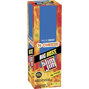 Bœuf et fromage Slim Jim Big Boss, 3 onces (paquet de 18) - Product Image 1