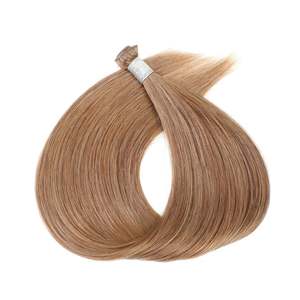 สำหรับผมต่อ Genius Weft รุ่น 16 สีบลอนด์ธรรมชาติ ผมแท้ Remy รัสเซียแบบเส้นแบน - Product Image 1