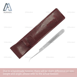 Pince à épiler d'extension de cils en acier inoxydable Produit de qualité supérieure pour l'application de cils - Product Image 4