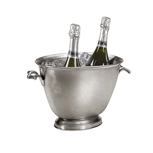 Refroidisseur de vin en Aluminium fini argent, seau à glace de luxe, décoration de Table d'hôtel, ensemble de 2 bols en métal en Aluminium - Product Image 6