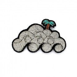 Meilleure qualité nouveau Design broches en fil de métal en gros broches en fil de métal à bas prix belle broche Astronef #000909 - Product Image 3