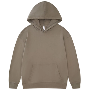 Listo envío Hombres 100% Algodón Sólido Sudadera con capucha Suéter de gran tamaño Suelto XL para otoño OEM/ODM Bienvenido - Product Image 4