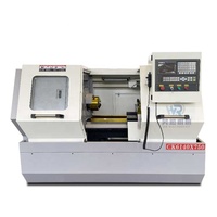 Tour CNC horizontal à broche simple CK6140, léger, à banc plat, avec rails renforcés, commande GSK, 220V, haute sécurité
