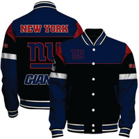 Blouson universitaire de baseball personnalisé avec nom et numéro d'équipe, broderie en relief sur le devant, unisexe
