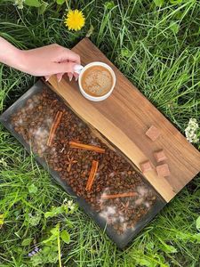 เขียงไม้อะคาเซียสีดำไม้วอลนัทเขียงไม้เขียงเขียงไม้วอลนัทเขียงไม้ธรรมชาติ - Product Image 4