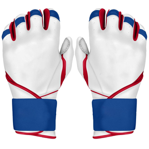Gants de frappe de baseball professionnels unisexes en gros, design personnalisé, cuir de mouton, rembourrage de haute qualité, respirant - Product Image 1