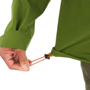 เสื้อแจ็คเก็ตวินด์เบรกเกอร์มีโลโก้ด้านหน้า เสื้อแจ็คเก็ตฤดูหนาว สีเขียว เสื้อแจ็คเก็ตซอฟต์เชลล์น้ำหนักเบา ซิป เสื้อแจ็คเก็ตโพลีเอสเตอร์ซอฟต์เชลล์ 100% สำหรับผู้ชาย - Product Image 3