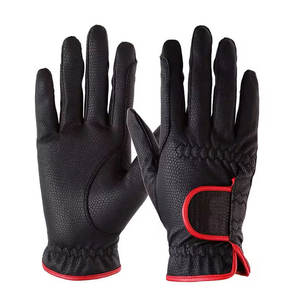 Guantes Profesionales de Equitación 2026 Personalizables de Cuero Sintético para Hombre, Antidesgarro, para Deportes al Aire Libre y Montura - Product Image 6
