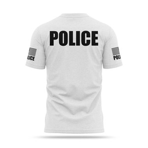 Bestes Design Perfect Fit Herren Performance T-Shirts Personal isierter, einfacher Rundhals ausschnitt mit individuellem Logo SHERIFF-Serie - Product Image 6