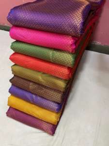 Haute qualité 100% soie africaine luxe dentelle tissu avec Jacquard brocart broderie imprimé motif robe de mariée adapté - Product Image 6