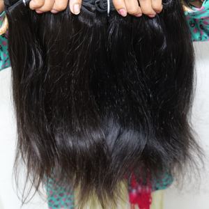 ช่อผมต่อผมมนุษย์แบบตรงสีเบอร์กันดีสีแดงเรมี่ดิบแบบ100% - Product Image 4