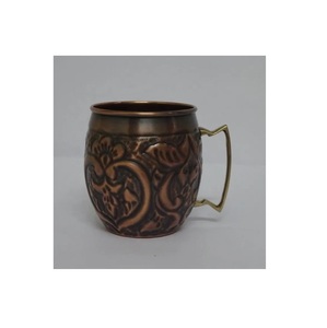 Attractive Diamond Embossed 100% Copper Mug Wholesale <b>Bulk</b> Purchase Stainless Steel Copper Mule Mug At whole sale price - Product Image 1