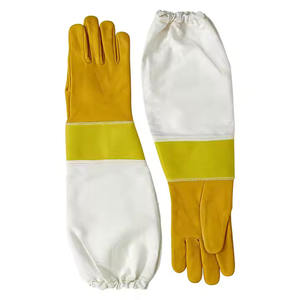 Safe Beekeeping Gloves <b>Clothing</b> New Arrival <b>Cool</b> Design 3 Layers Ventilated Bee Beekeeping Gloves for Breeding Bees - Product Image 3