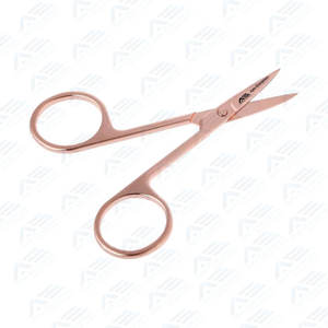 Logo personnalisé Marque privée Ciseaux à sourcils droits et pointus de haute qualité Ciseaux à ressort en acier inoxydable multicolore de haute qualité - Product Image 5