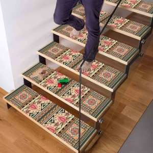 Ethnic Pattern Printed Rug, Modern Kilim Design, Personalized Step Rug,Goblen - Product Image 2