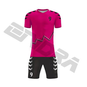Maillots de football personnalisés pour hommes Combinaisons d'entraînement de compétition à manches courtes Service OEM pour ensembles d'uniformes de football - Product Image 5