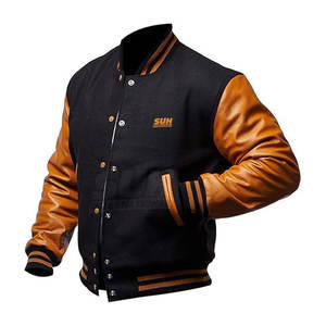 Chaqueta Universitaria Personalizada de Diseño Único y Calidad Superior para Hombre, Cuello Alto, 100% Algodón, Transpirable y Cómoda para Invierno - Product Image 5