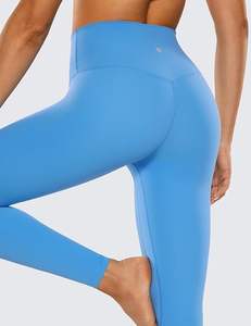 Mallas de yoga transpirables de secado rápido personalizadas, mallas deportivas de compresión para correr para mujer, mallas de yoga sin costuras de moda de cintura alta - Product Image 6