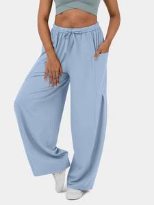 Leggings de Yoga Transpirables de Cintura Media, Talla Grande, Largos, Sólidos, para Mujer, Pantalones Deportivos de Moda Urbana - Product Image 2