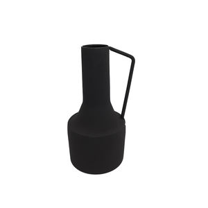 Precios de Venta caliente Florero decorativo de hierro Color negro Hecho a mano Hogar decorativo para fiesta Boda Evento Uso personalizado - Product Image 1