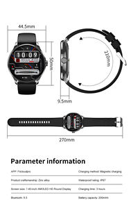 NUEVO Reloj Inteligente ZW86 AMOLED con Llamadas Bluetooth, Monitor de Ritmo Cardíaco, Presión Arterial, SpO2, Rastreador de Actividad Física <span class=keywords><strong>para</strong></span> Entrenamiento en Gimnasio y Entusiastas del Fitness - Product Image 6