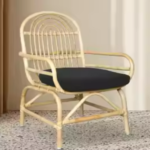 Respaldo de silla de caña de ratán de arte clásico, silla de ratán creativa de alta calidad, accesorios para sillas de boda para eventos - Product Image 1