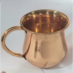 Mule de Moscou en cuivre pur écologique Mug/Cup Metal Plain Design pour le thé, l'eau et les boissons dans la cuisine - Product Image 1