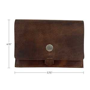 Porte-passeport en cuir véritable de luxe Heritage avec fentes pour cartes et finition élégante - Product Image 3
