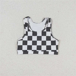 Kids Girls Floss Print Crop Top - Designer Trendy T-Shirt, Round Neck Short Sleeve, Sizes 5-13 Years, Black & Colors
