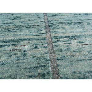 Alfombra de Lana Azul a Rayas Tejida a Mano Blythe AIWL-3059 de Gran Tamaño para Decoración de Sala de Estar y Pasillo - Product Image 3