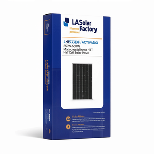 Panneau solaire monocristallin HJT demi-cellule LA Solar Factory LS535BF 550W-600W - Product Image 2