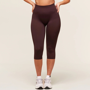 Leggings Deportivos de Cintura Alta para Mujer, Cómodos, Transpirables, de Algodón/Fibra de Bambú, Ligeros, de Secado Rápido, Colores Personalizados - Product Image 4