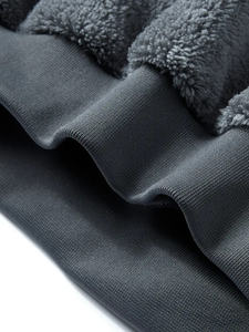 Ropa de invierno para hombre de calidad superior Nuevo estilo Patrón sólido Algodón Mezclado Fleece Sudadera con capucha Peso ligero Pullover Basics - Product Image 3