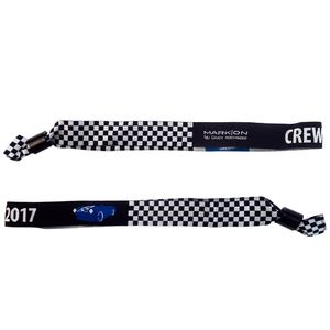 Custom Fabric Bracelet Disposable Woven <b>Wristbands</b> - Product Image 2