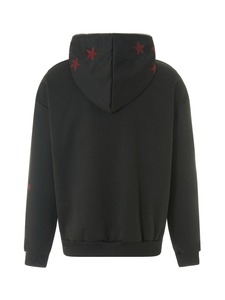 Custom Rhinestone Designs Mens 100% Cotton 450 GSM Full Zip Hoodie Sudadera con capucha de alta calidad para hombre - Product Image 3