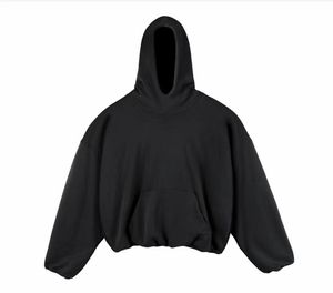 Heavy Otoño Invierno algodón y terciopelo doble capa Sudadera con capucha boxy fit sudaderas con capucha recortadas para hombres y mujeres Streetwear - Product Image 6