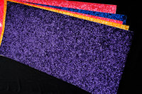 Feuille de plastique en celluloïd blanc nacré et violet pour médiators de guitare
