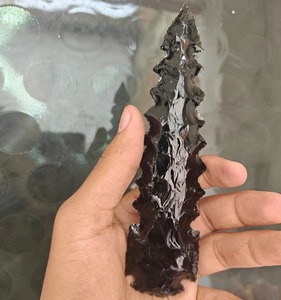 Superventas en Soha Agate Natural Blue Opalite Crystal 6 "Punta de flecha hecha a mano Punta de lanza para manualidades y decoración a la venta - Product Image 4