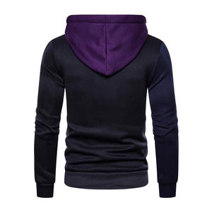 Sweats à capuche vierges de haute qualité vente en gros sweat à capuche personnalisé multicolore pour hommes sweats pull à capuche contrasté - Product Image 5