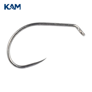 เบ็ดตกปลาแบบมีหนาม รุ่น M4501 ทำจากเหล็กกล้าคาร์บอนสูง สำหรับผูกเหยื่อแบบนิมฟ์ ขนาด 16 # -10 # - Product Image 1