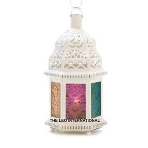 Faroles Marroquíes de Metal para Bodas, Farol de Hierro de Estilo Europeo, Decoración Artesanal para el Hogar, Accesorios Colgantes de Navidad - Product Image 4