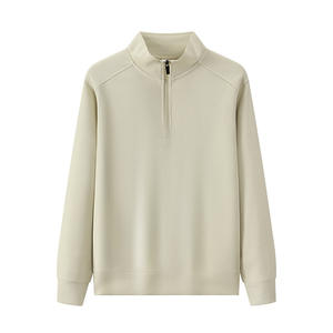 14 Zip Pullover Golf Femmes et Hommes Polyester Polaire Pull Coupe-Vent Polyester Sublimation Avec Poches Hoodies - Product Image 1