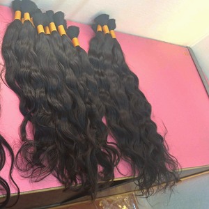 Deep <b>Curly</b> Bulk Human Hair <b>Extensions</b> - Product Image 4