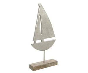 Prix bas Design à la mode noël décoratif voilier ornement étagère et décor de Table matériau de haute qualité Durable décor à la maison - Product Image 5