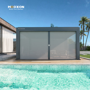 Tùy chỉnh trượt con lă<span class=keywords><strong>n</strong></span> Rèm thiết kế hiệ<span class=keywords><strong>n</strong></span> đại UV kháng cửa sổ chống thấm <span class=keywords><strong>n</strong></span>ước Shades cho ban công Patio vă<span class=keywords><strong>n</strong></span> phòng - Product Image 6