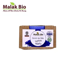 Natural And Organic Exfoliator Hard Soap With Moroccan Nila - Soap for Body & Face Moisturizing, Body Wash & Hand Soap